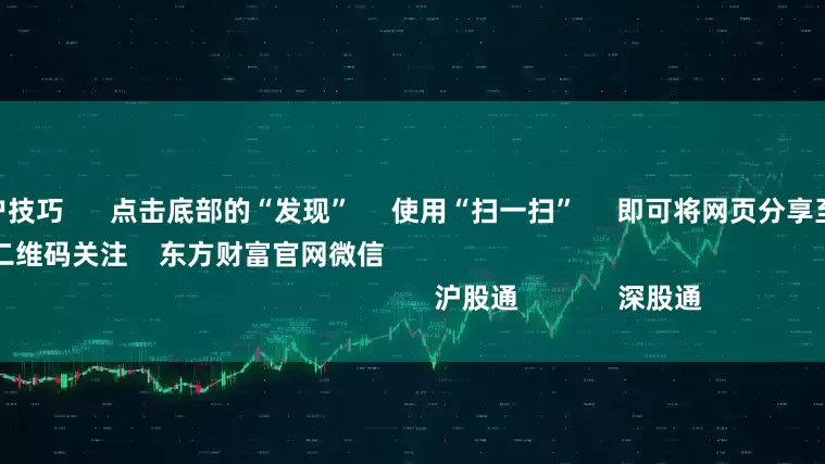 炒股配资开户技巧      点击底部的“发现”     使用“扫一扫”     即可将网页分享至朋友圈                            扫描二维码关注    东方财富官网微信                                                                        沪股通             深股通